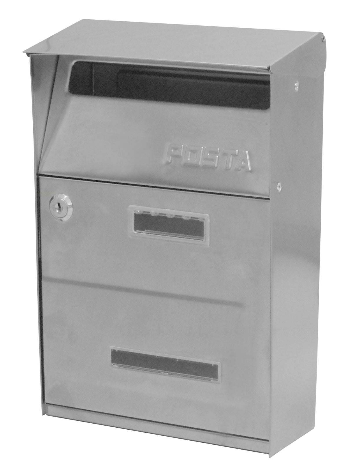 Utilia CASSETTA POSTALE MONACO INOX mm.210x85x305 h
