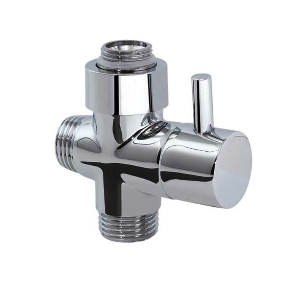 DEVIATORE ACQUA A 2 VIE A CARTUCCIA PER COLONNA DOCCIA "CROSS EASY 00" Cromo