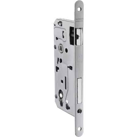 SERRATURA PER PORTE IN LEGNO 'PATENT GRANDE YALE' BONAITI E50 - Cromo opaco