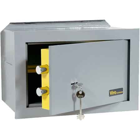 CASSAFORTE CON CHIAVE 'CASASICURA' VIRO 420(L)x200(P)x300(H) mm