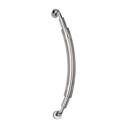 2PZ MANIGLIONE INOX 'MEXICO' Ø 32x330 mm, Inter. 300 mm - Colore Inox satinato/lucido