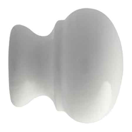 POMOLO LEGNO LACCATO "101" Ø 25 - Bianco