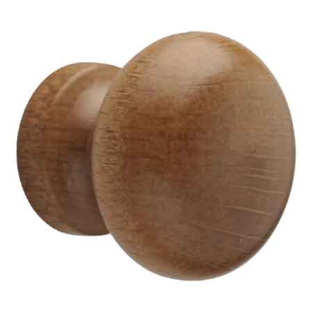 POMOLO LEGNO VERNICIATO "101" Ø 40 - Noce chiaro