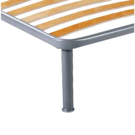 KIT PIEDI IN METALLO PER LETTI Ø 50 mm - h 400 mm - Confezione 4 Pezzi