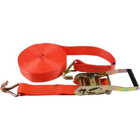 CINGHIA DI ANCORAGGIO CON CRICCHETTO G. UNCINO '50' 50 mm x 9 mt - Portata 1500 Kg