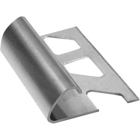 2ML PROFILO 'JOLLY' PER RIVESTIMENTI TONDO INOX H. 10 mm - lucido - 2,50 mt