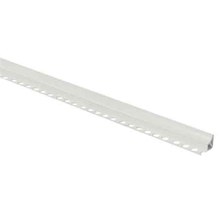 52ML PROFILO IGIENICO 'SGUSCIO' H. 10 mm - bianco - barra 2,60 mt