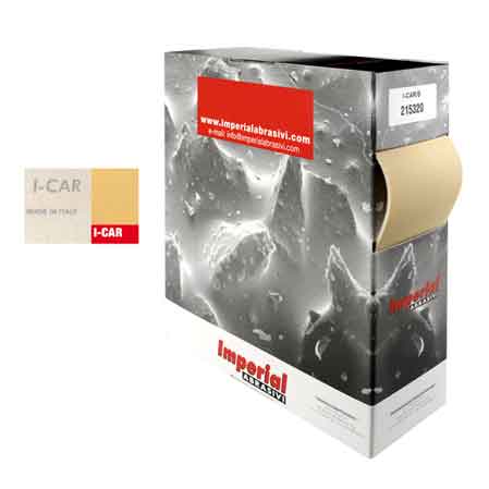 CARTA ABRASIVA CON SPUGNA 'I-CAR' Grana 120 - mm 115x25 mt