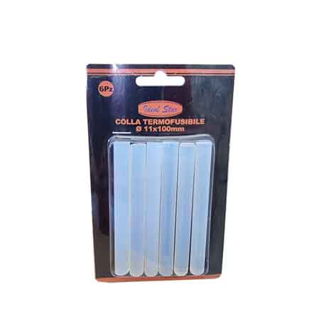 COLLA TERMOFUSIBILE CARDINALE Ø 7 x 100 mm - Blister 6 pezzi