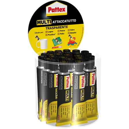 COLLA ATTACCATUTTO 'MULTI' PATTEX 20 ml - confezione 25 pezzi