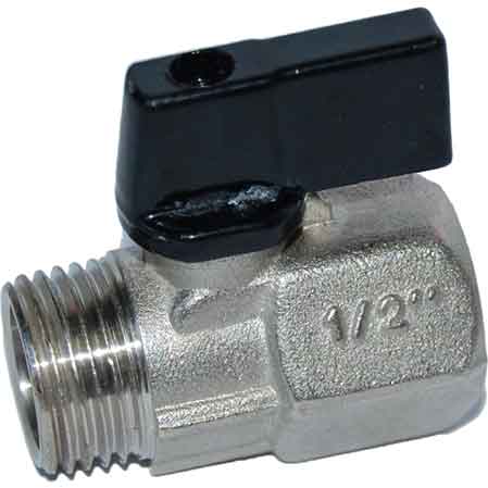 MINIVALVOLA A SFERA M.F. 3/8"