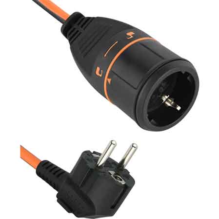 PROLUNGA LINEARE ELECTRALOCK 90° 16A 5 mt