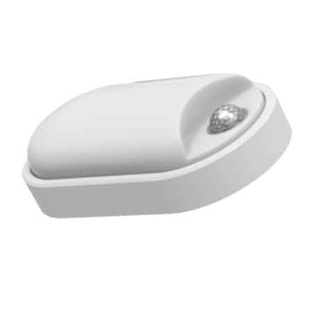 PLAFONIERA A LED OVALE CON SENSORE '3IN1' CARDINALE 18W - 1440 Lm - Tricolor