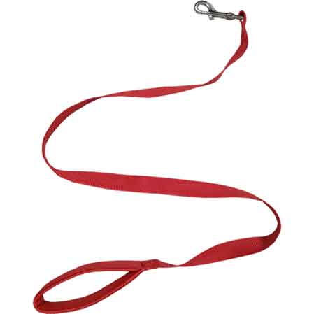 GUINZAGLIO PER CANI IN NYLON CON MANICO IMBOTTITO CARDINALE 15 mm x 120 cm