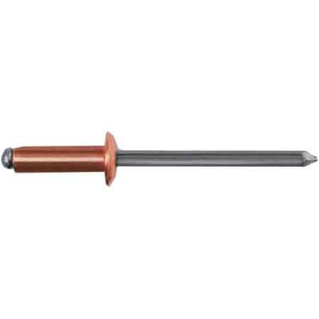 RIVETTO A STRAPPO 'RAME' 4,0x11 mm - Confezione 100 pezzi