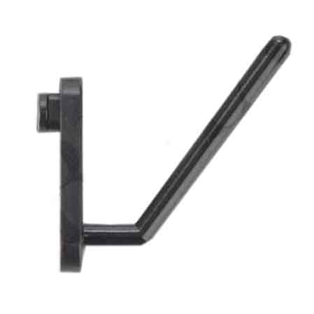100PZ GANCIO PER PANNELLO FORATO 'INCLINATO' 40 mm