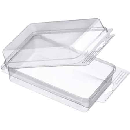 10PZ BIVALVA TERMOFORATA IN PVC 110x50x30 mm