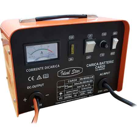 CARICABATTERIA 'CAR 20' CARDINALE Tensione 12/24 V