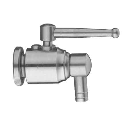 RUBINETTO ANTIGOCCIA INOX A SFERA PER CONTENITORE 3/4"