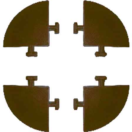 KIT ANGOLARI PER PIASTRELLA 'WOODENLIKE' 54x54 mm - Spessore 25 mm