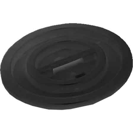 COPERCHIO PER BIDONE PER RIFIUTI NERO 100 lt