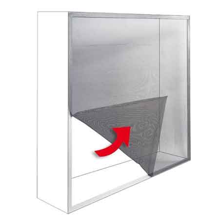 ZANZARIERA ADESIVA 150x180 cm - Colore Bianca