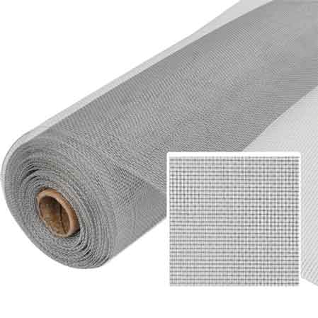 30ML RETE PER ZANZARIERA IN ALLUMINIO 53 H. 100 cm - Rotolo 30 mt