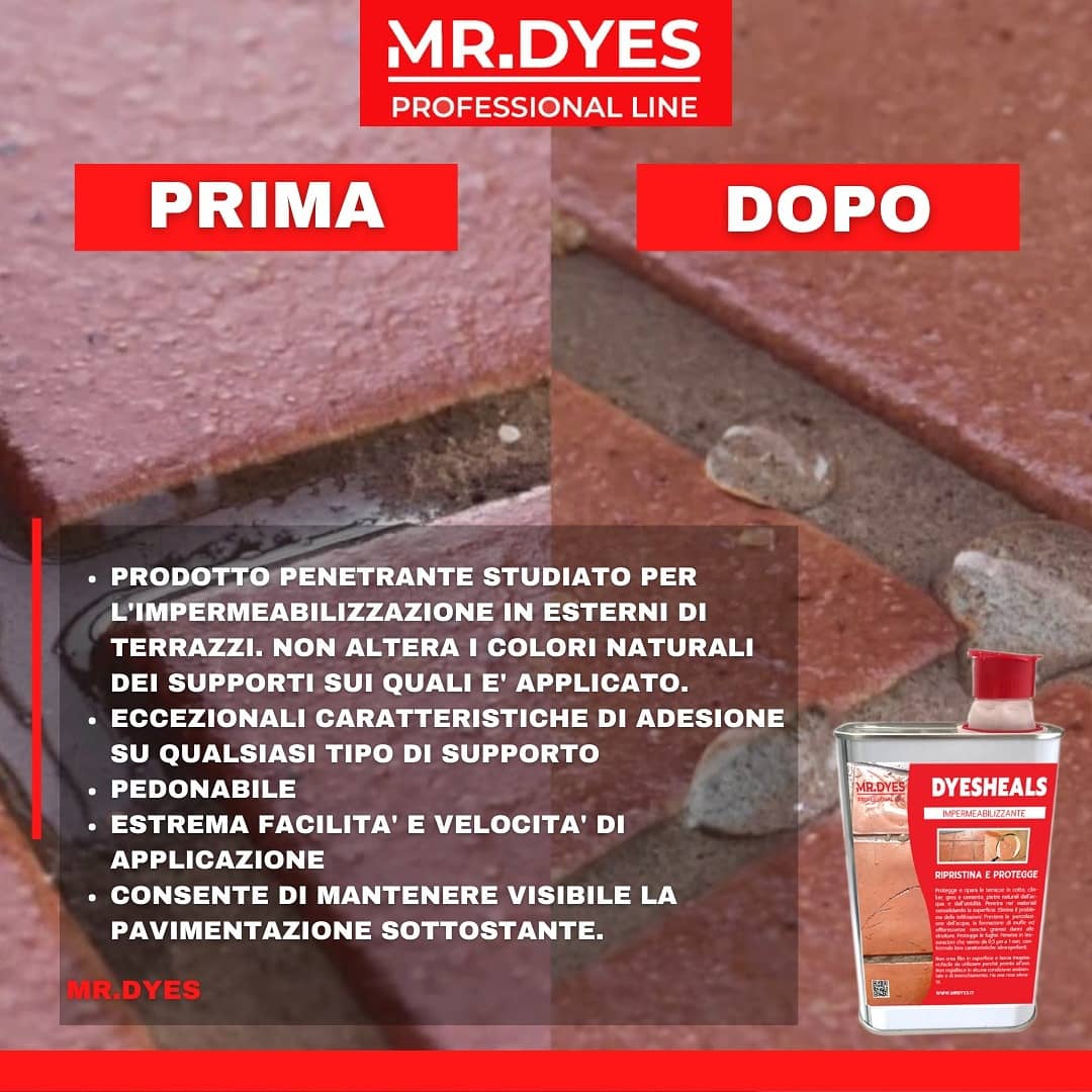 MR.DYES - DYESHEALS IDROREPELLENTE