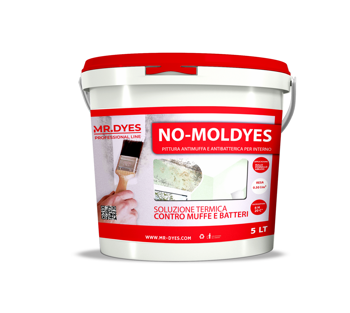 MR.DYES - NO-MOLDYES PITTURA TERMICA ANTIMUFFA