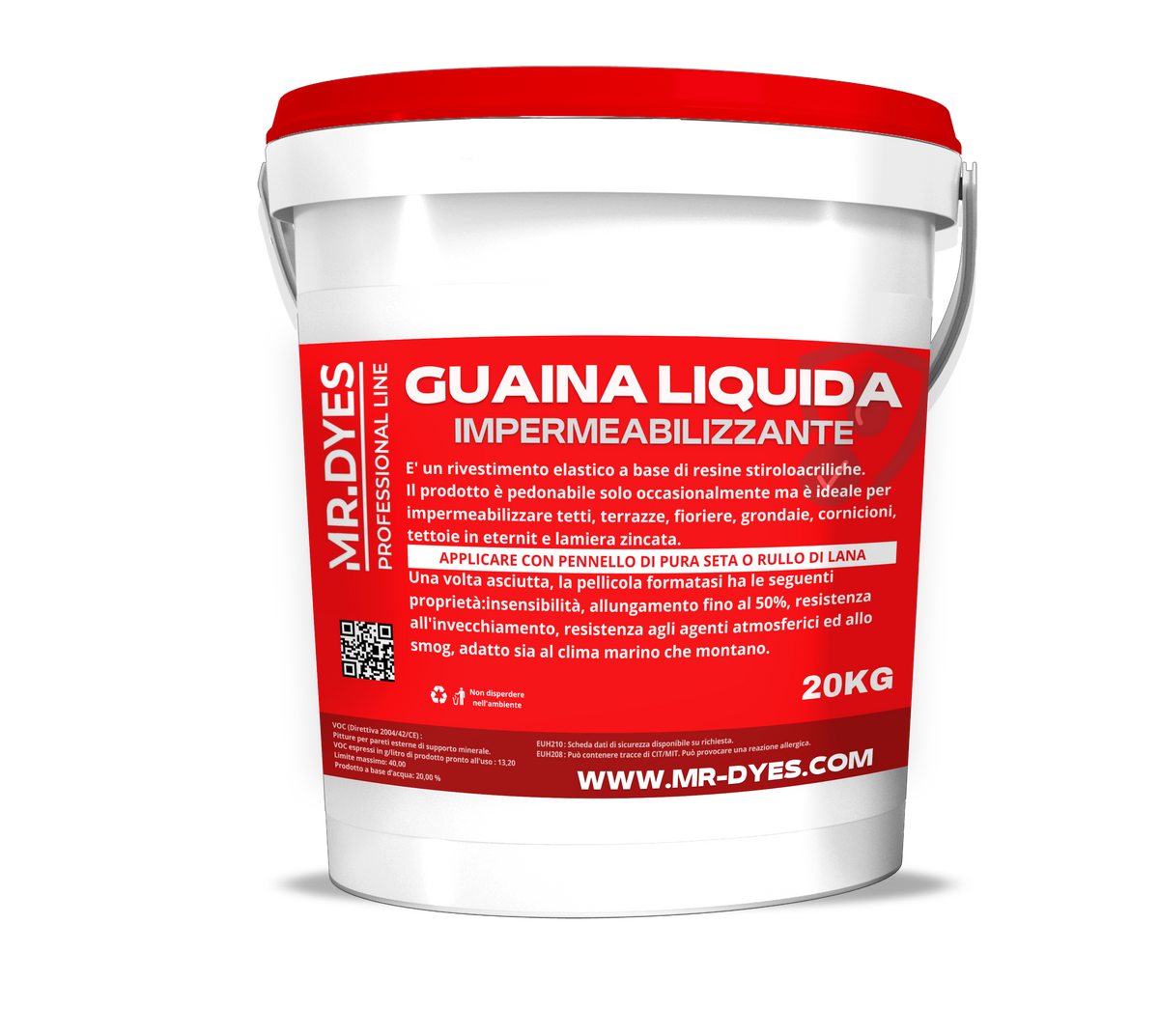 MR.DYES - GUAINA LIQUIDA IMPERMEABILIZZANTE