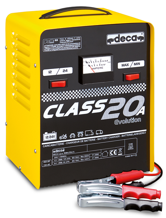 Caricabatteria 'Class 20A' - Versatile e Sicuro per Batterie al Piombo