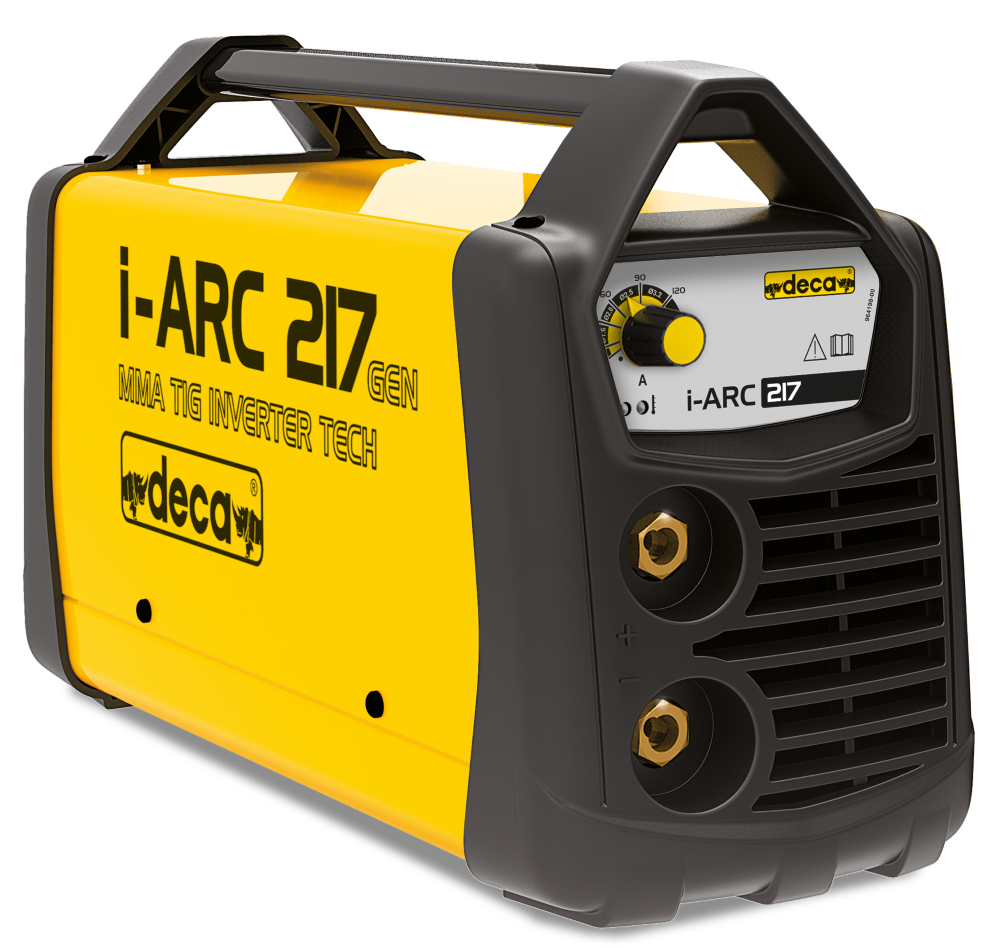 Saldatrice ad Elettrodo Inverter DECA  'I-ARC 217 GEN' - Compatta e Potente