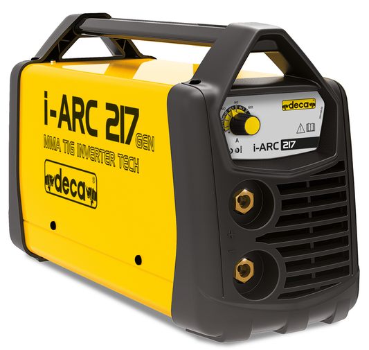 Saldatrice ad Elettrodo Inverter DECA  'I-ARC 217 GEN' - Compatta e Potente