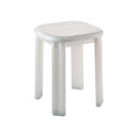 SGABELLO DA BAGNO "EOS" Bianco