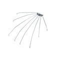 PORTATENDA DOCCIA A 180° 8 aste cm 35/45/65