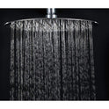 SOFFIONE DOCCIA "SLIM" H. 2 MM TONDO IN ACCIAIO SUPER-MIRROR Ø200 mm - Cromo