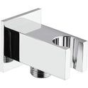 PRESA ACQUA CON SUPPORTO DOCCETTA LUSSO QUADRO 1/2" x 1/2"