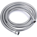 FLESSIBILE DOCCIA CONICO IN OTTONE CROMATO 1/2" x 1/2" - cm 100