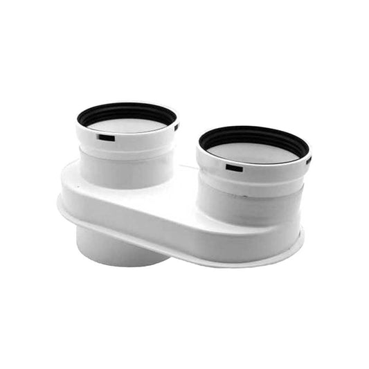SDOPPIATORE PER CALDAIA BAXI Ø80/80 mm