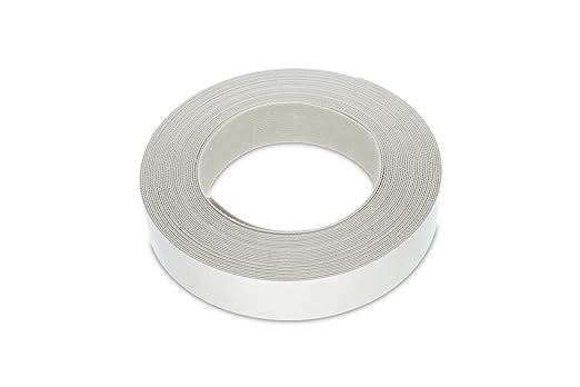 BORDO IN LAMINATO PRE-INCOLLATO PER MENSOLA h 22 mm - Colore Bianco