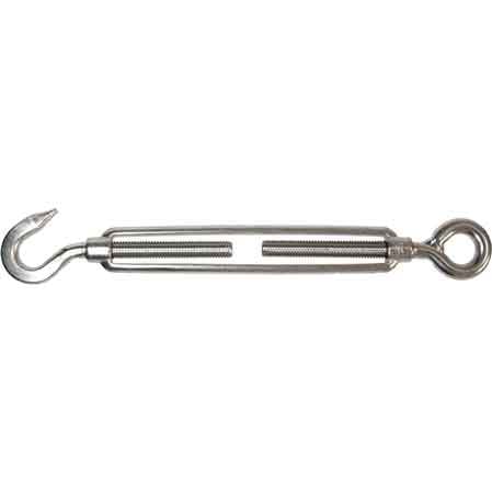 TENDITORE AD OCCHIO E GANCIO INOX 8 mm