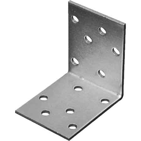 100PZ PIASTRA AD ANGOLO PESANTE 8/60 40x40x20 mm