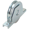 RUOTA CON SUPPORTO INTERNO PER CANCELLI GOLA TONDA  140 mm - Gola Ø 20 mm