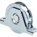 RUOTA CON SUPPORTO INTERNO PER CANCELLI GOLA TONDA  140 mm - Gola Ø 20 mm